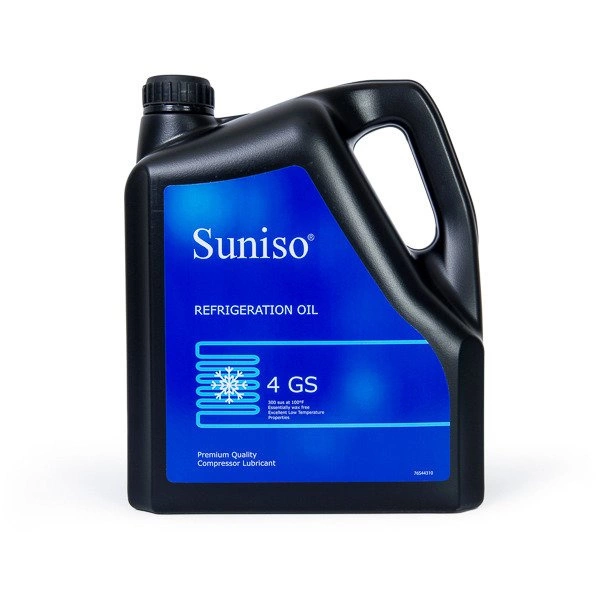 روغن Suniso 4GS اصل | روغن کمپرسور تبرید معدنی گرید GS4 مناسب R22 و آمونیاک | falatoil.com