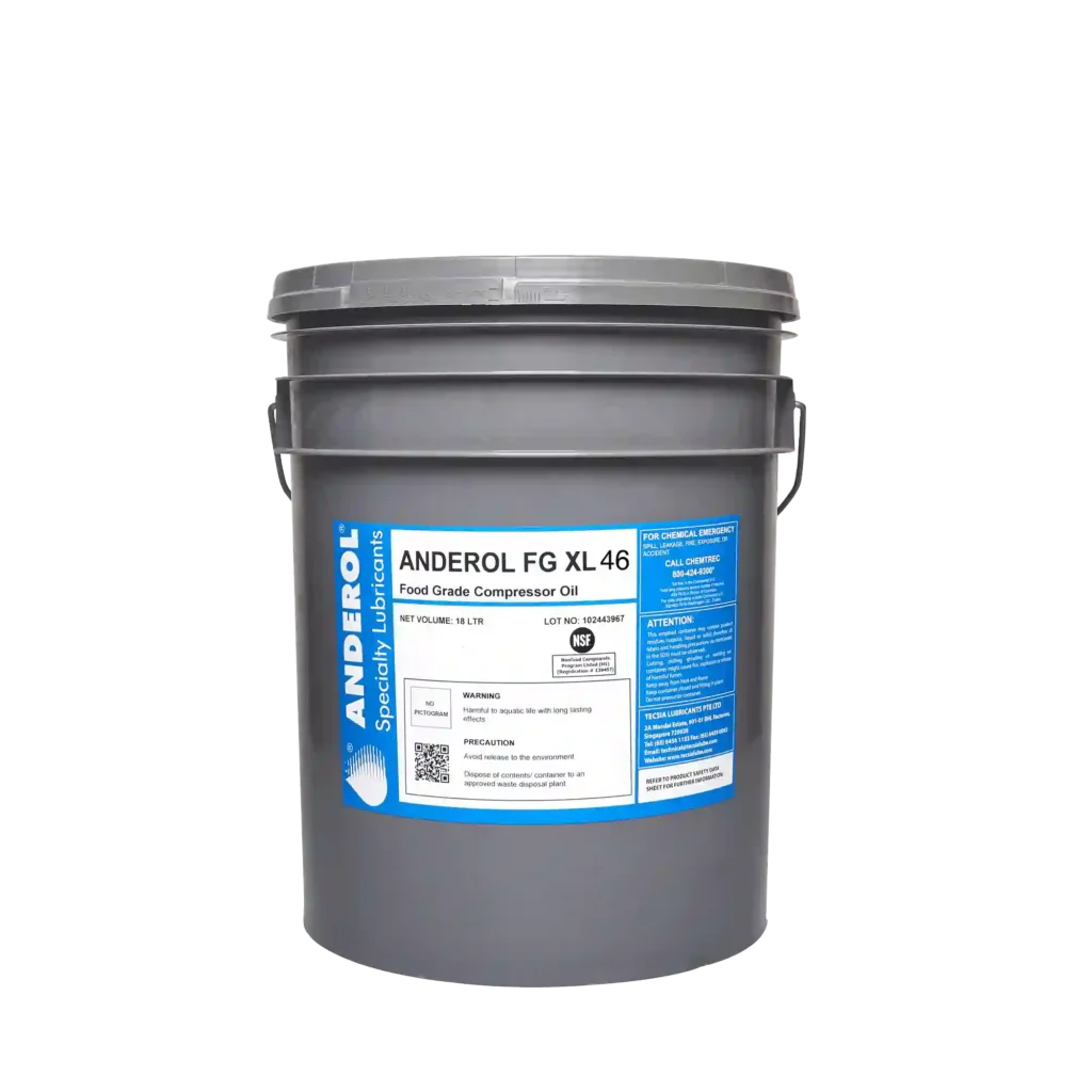 روغن Anderol FG 46 اصلی | روغن فودگرید صنعتی NSF H1 ISO VG 46 | falatoil.com