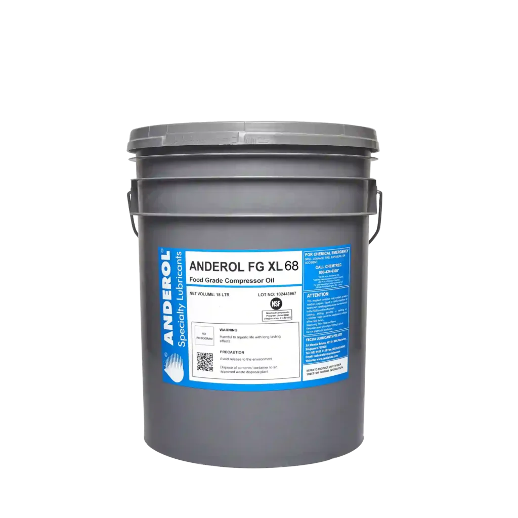 روغن Anderol FG 68 اصلی | روغن فودگرید صنعتی NSF H1 ISO VG 68 | falatoil.com